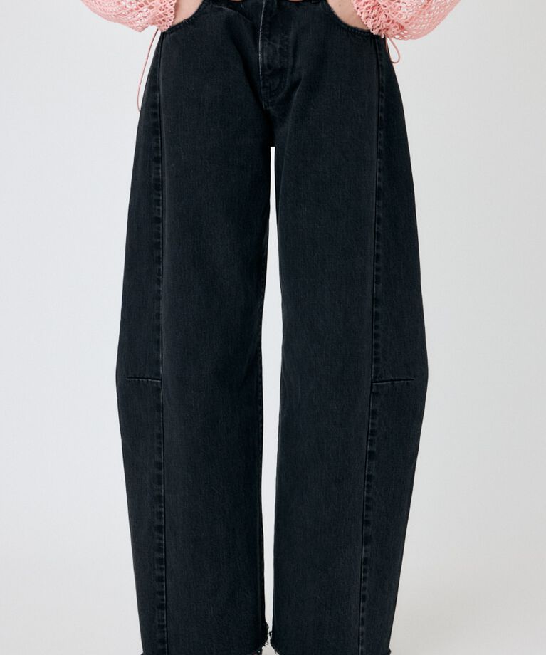 MOUSSY「REMAKE WIDE STRAIGHT」|デニム|