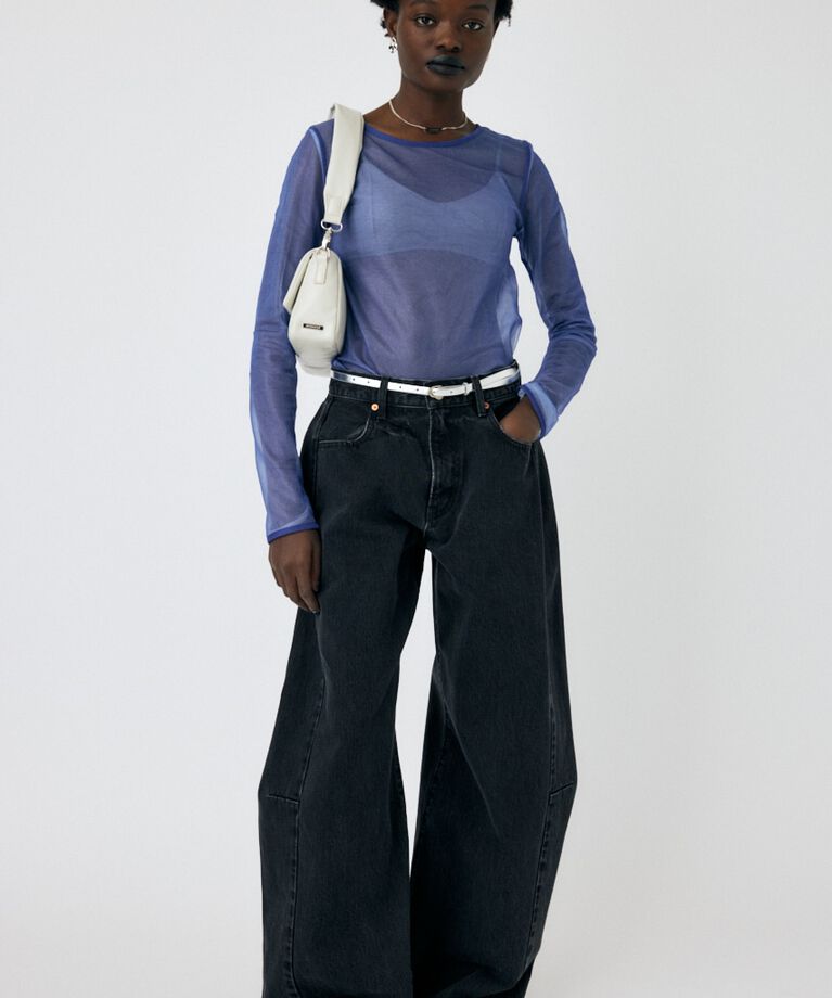 MOUSSY「REMAKE WIDE STRAIGHT」|デニム|