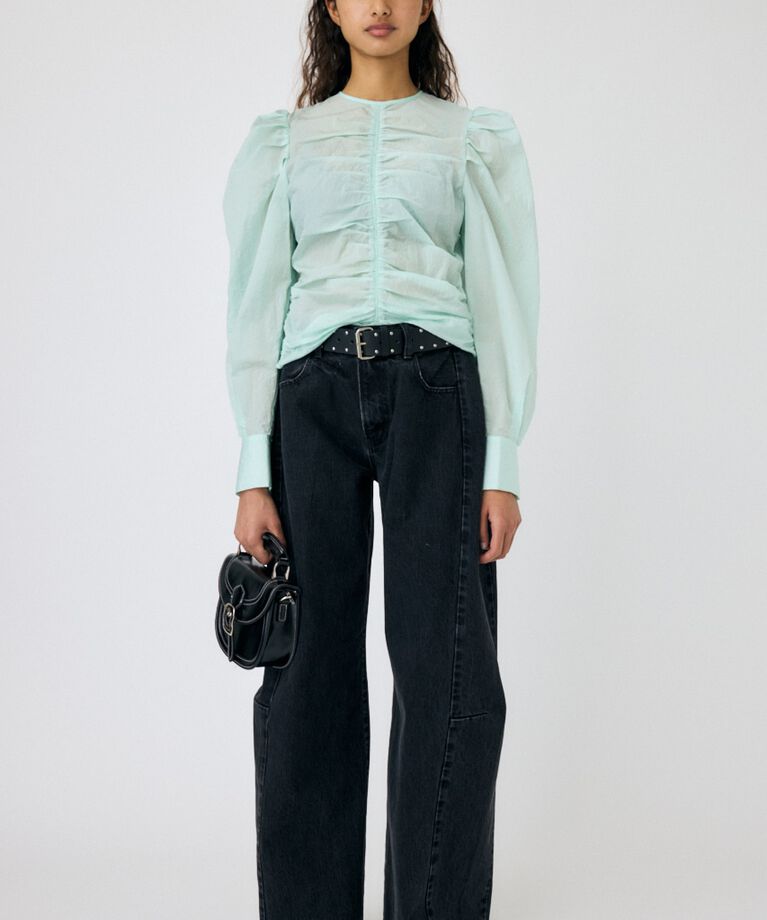 MOUSSY「REMAKE WIDE STRAIGHT」|デニム|