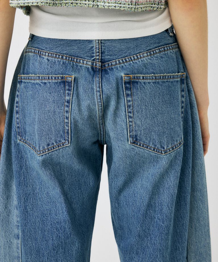 MOUSSY「REMAKE WIDE STRAIGHT」|デニム|