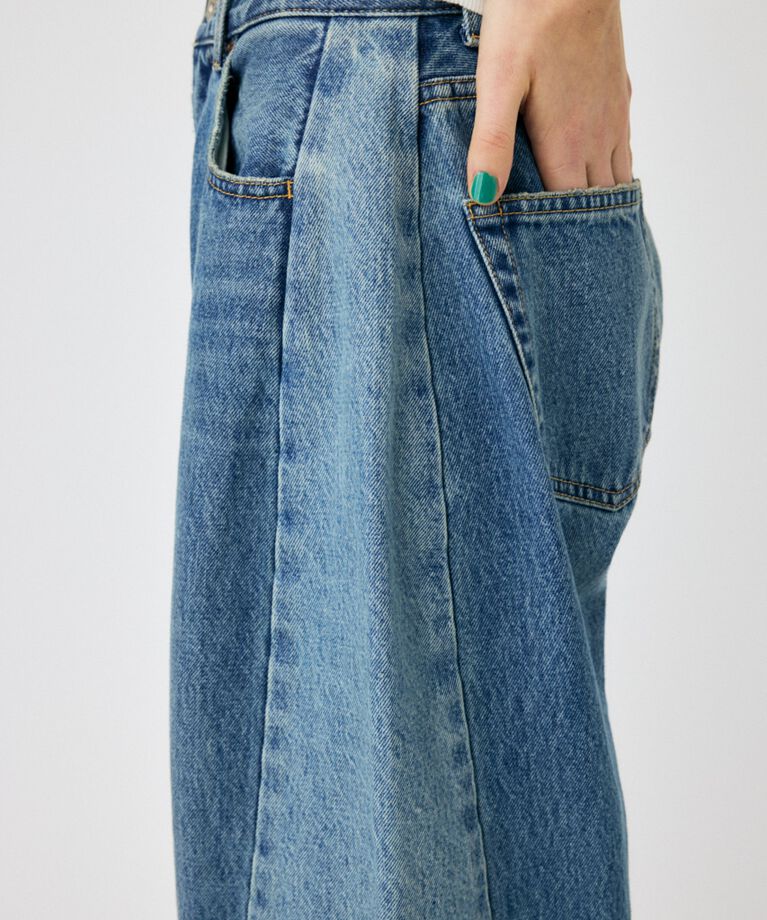 MOUSSY「REMAKE WIDE STRAIGHT」|デニム|