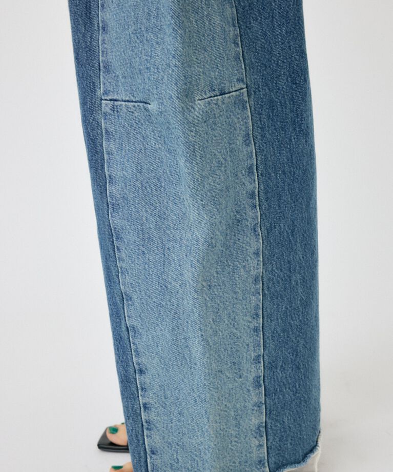MOUSSY「REMAKE WIDE STRAIGHT」|デニム|