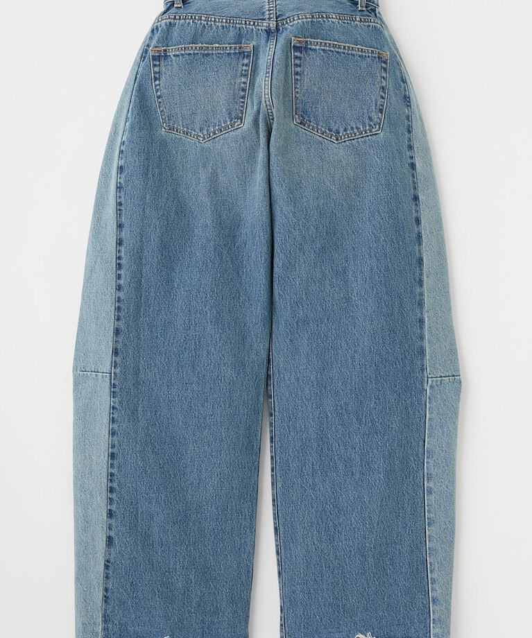 MOUSSY「REMAKE WIDE STRAIGHT」|デニム|