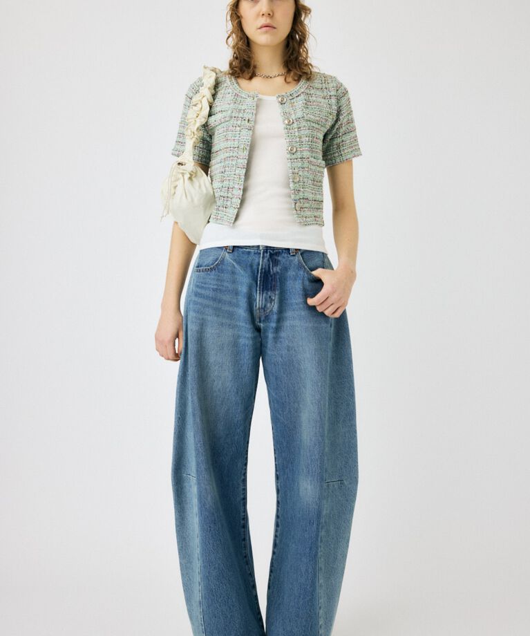MOUSSY「REMAKE WIDE STRAIGHT」|デニム|