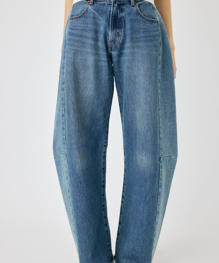 MOUSSY「REMAKE WIDE STRAIGHT」|デニム|