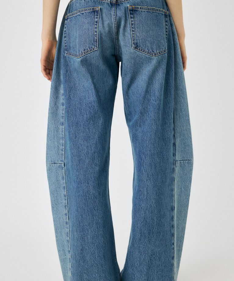 MOUSSY「REMAKE WIDE STRAIGHT」|デニム|