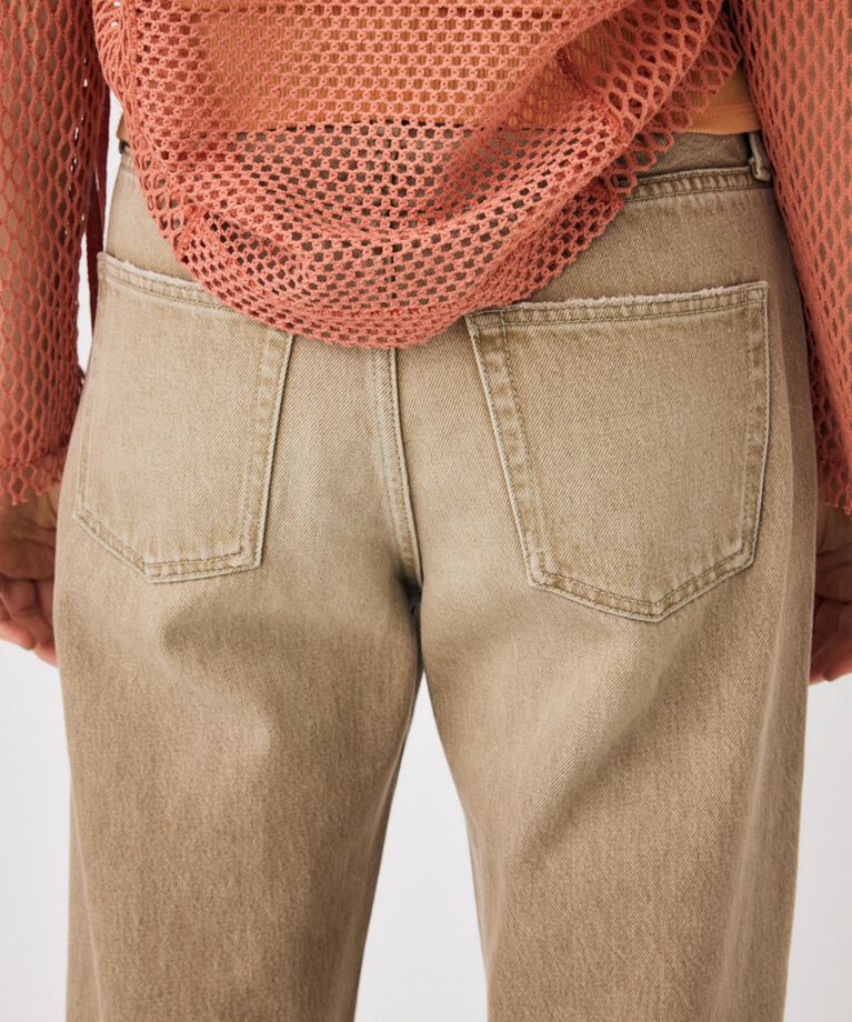 MOUSSY「HIGH DAMAGED STRAIGHT」|デニム|