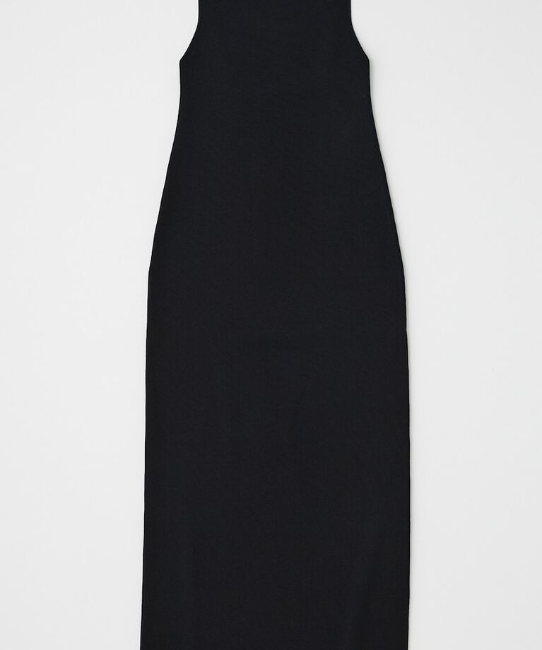 MOUSSY「BACKLESS ニットドレス」|ワンピース|BLK