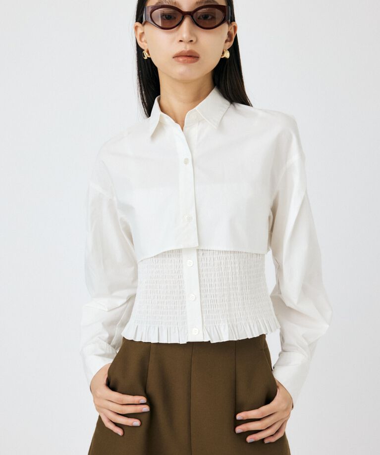 MOUSSY「CAMI & CROPPED シャツ」|その他|