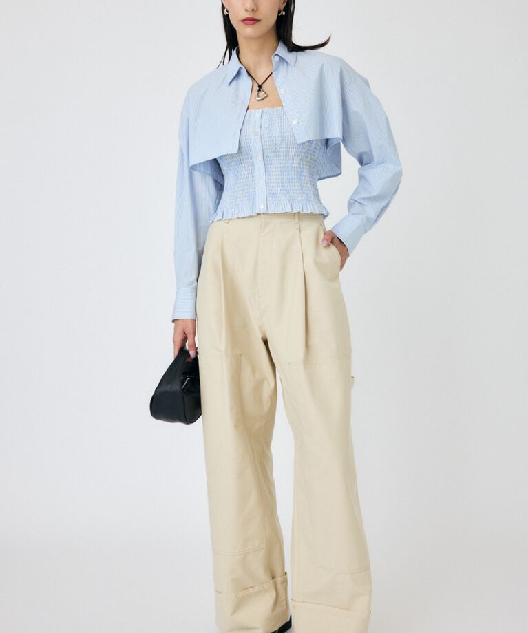 MOUSSY「CAMI & CROPPED シャツ」|その他|