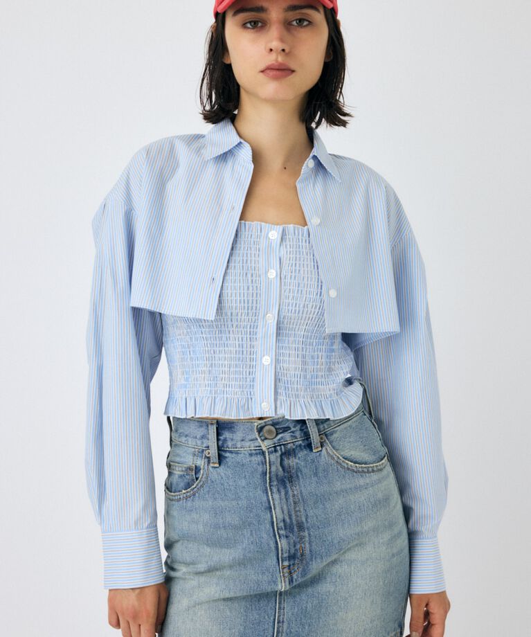 MOUSSY「CAMI & CROPPED シャツ」|その他|