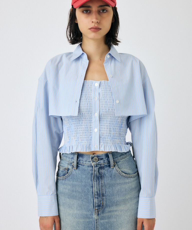 MOUSSY「CAMI & CROPPED シャツ」|その他|