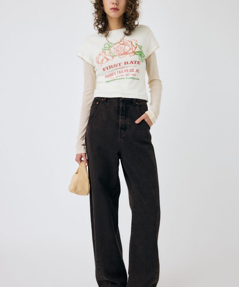 MOUSSY「VINTAGE LABEL Tシャツ」|Tシャツ・カットソー|