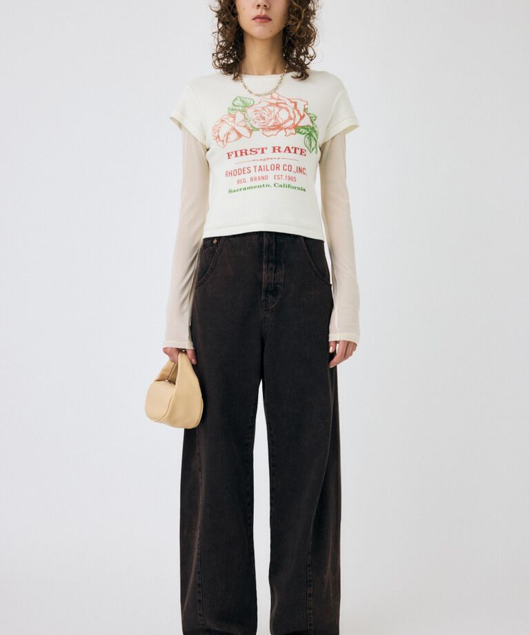 MOUSSY「VINTAGE LABEL Tシャツ」|Tシャツ・カットソー|