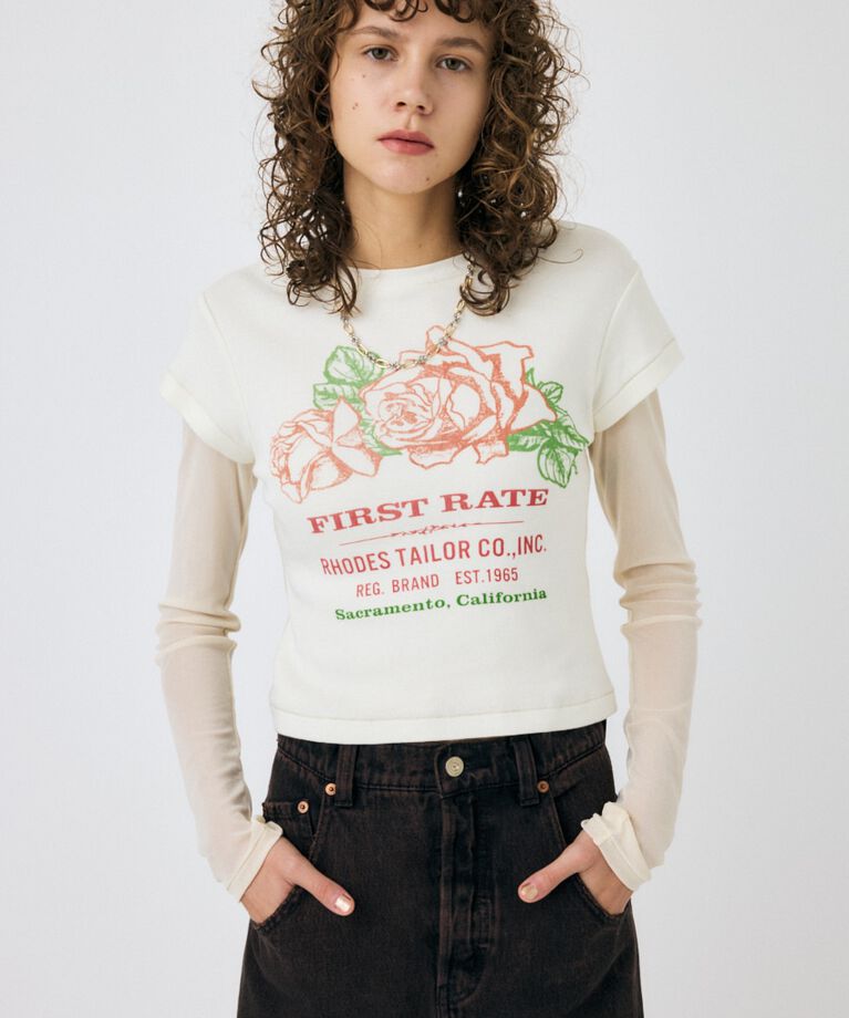 MOUSSY「VINTAGE LABEL Tシャツ」|Tシャツ・カットソー|