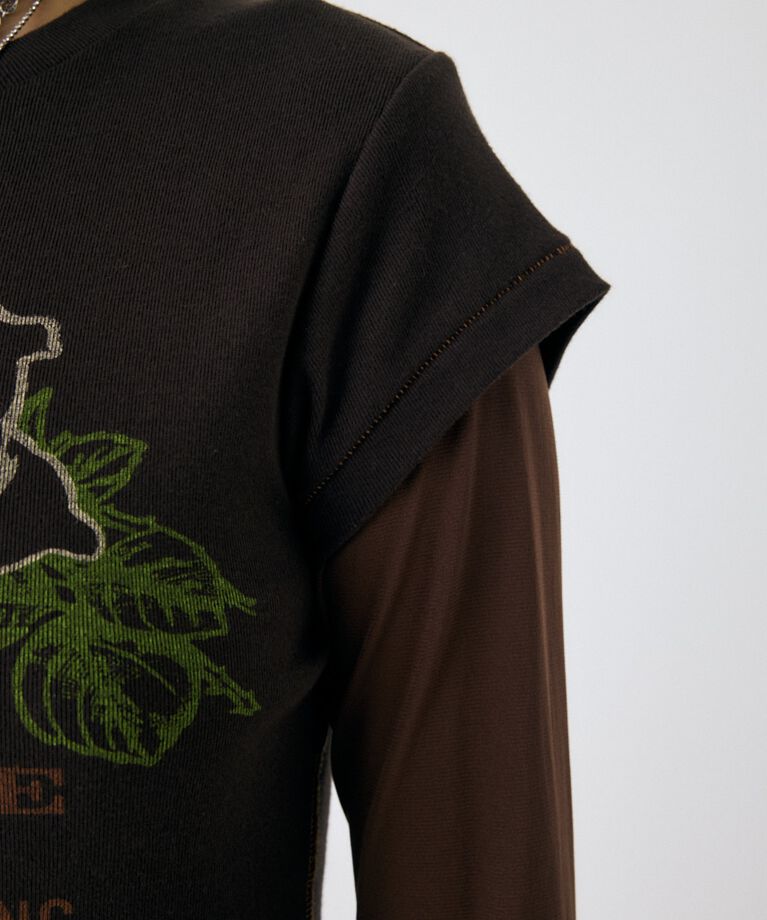 MOUSSY「VINTAGE LABEL Tシャツ」|Tシャツ・カットソー|