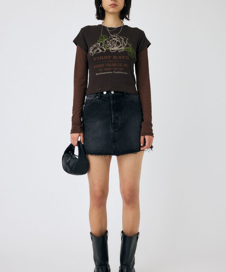 MOUSSY「VINTAGE LABEL Tシャツ」|Tシャツ・カットソー|
