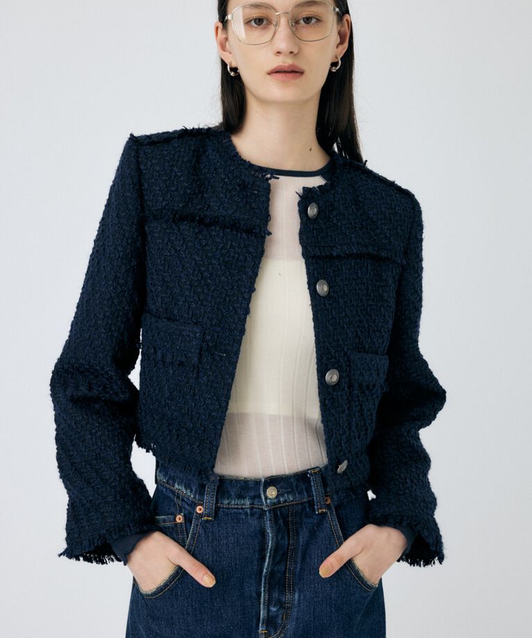 MOUSSY「COMPACT TWEED ジャケット」|その他|