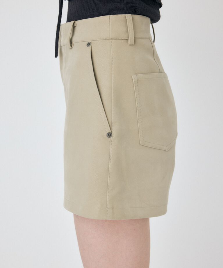 MOUSSY「F/LEATHER ショーツ」|その他|