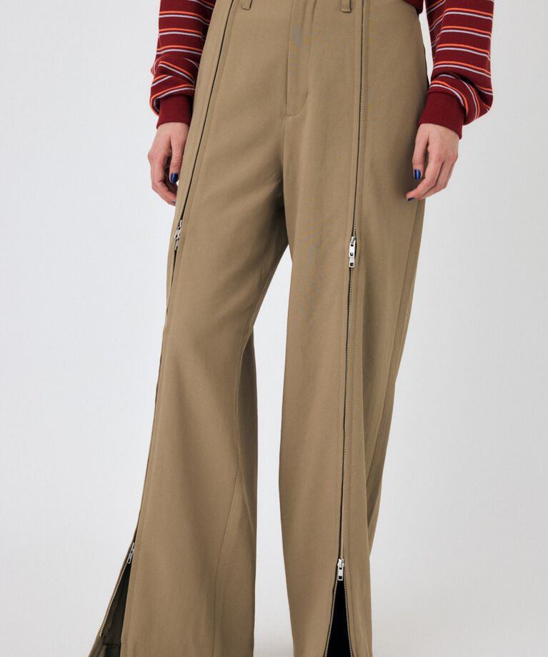 MOUSSY「ZIP UP WIDE トラウザーズ」|その他|