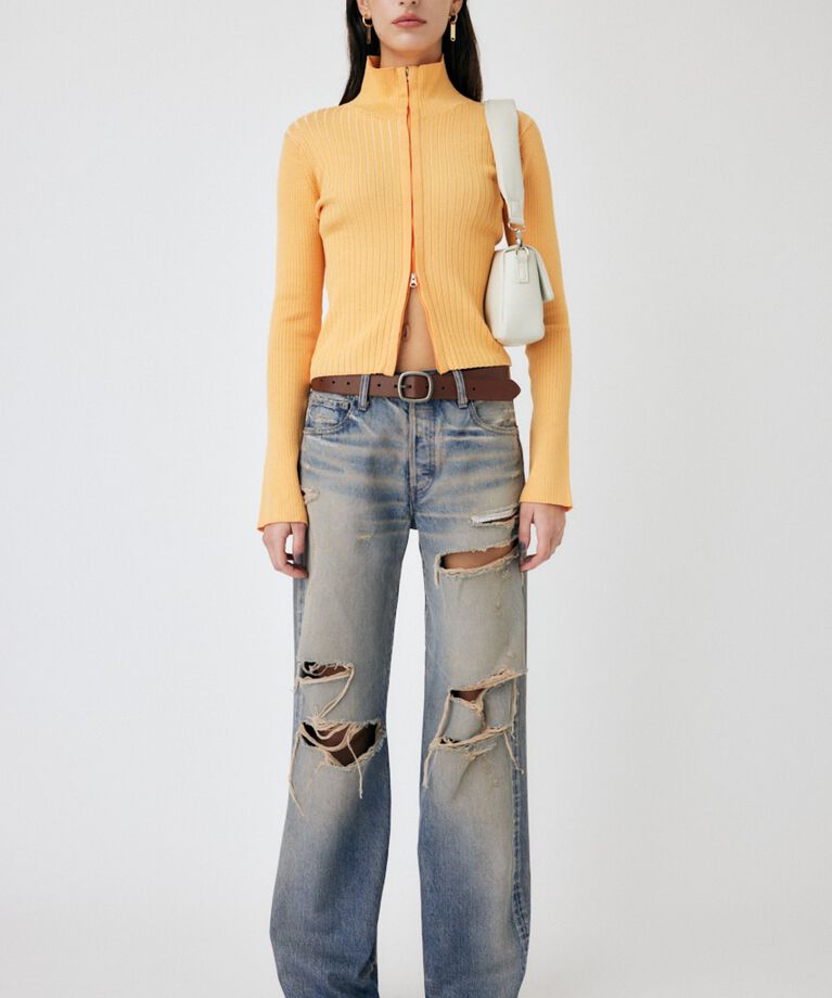 MOUSSY「MIDRISE STRAIGHT」|デニム|