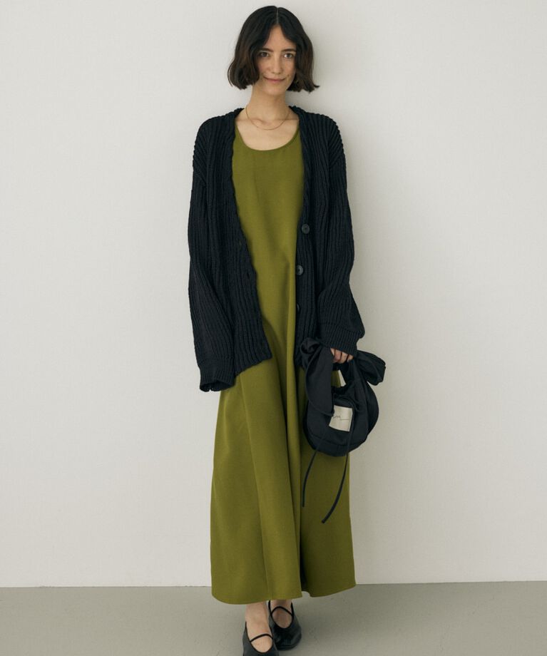 MOUSSY「レースアップワンピース　リサイクルポリエステル使用」|ワンピース|