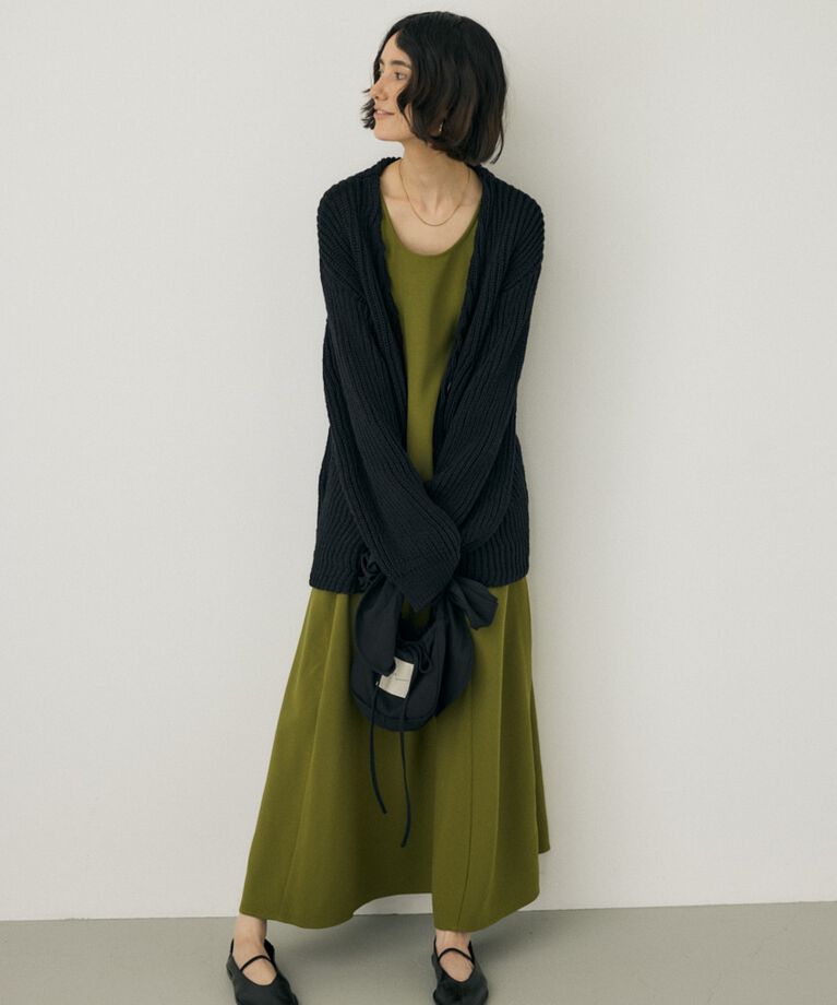 MOUSSY「レースアップワンピース　リサイクルポリエステル使用」|ワンピース|