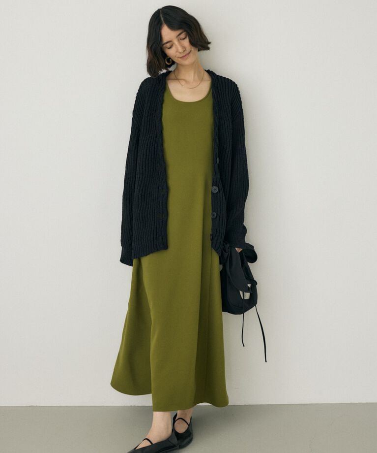 MOUSSY「レースアップワンピース　リサイクルポリエステル使用」|ワンピース|
