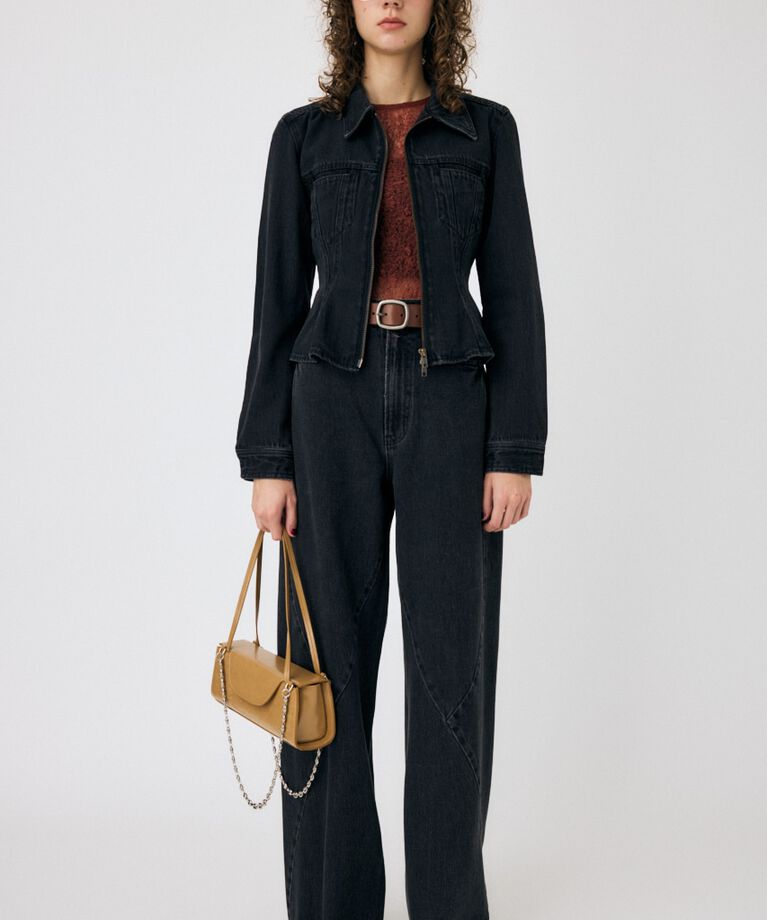 MOUSSY「WAIST TUCK デニムシャツ」|シャツ・ブラウス|