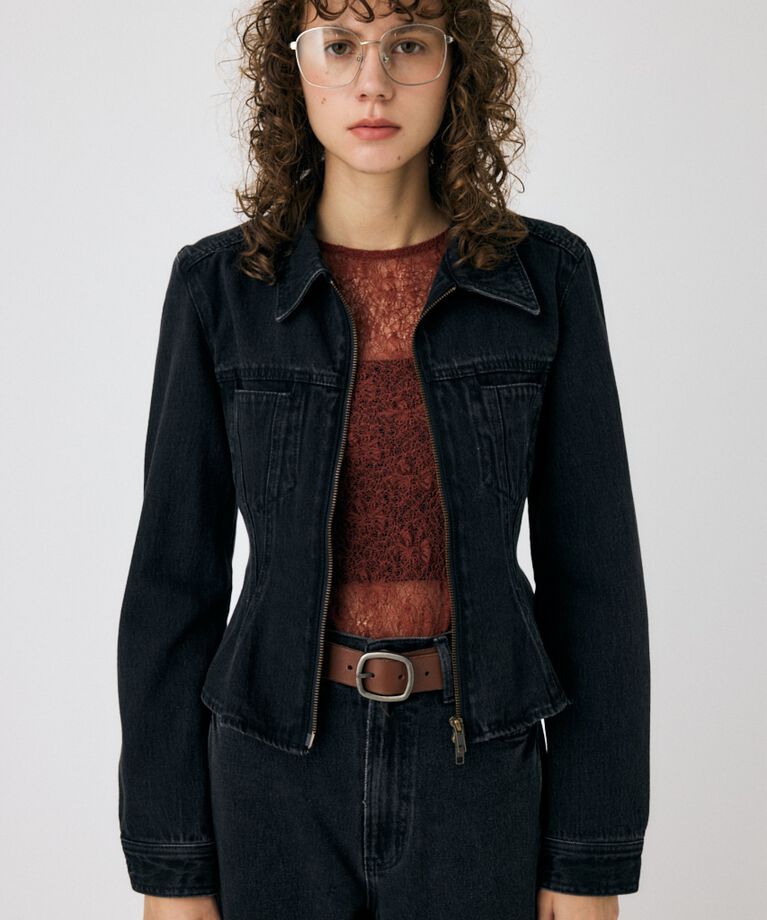 MOUSSY「WAIST TUCK デニムシャツ」|シャツ・ブラウス|