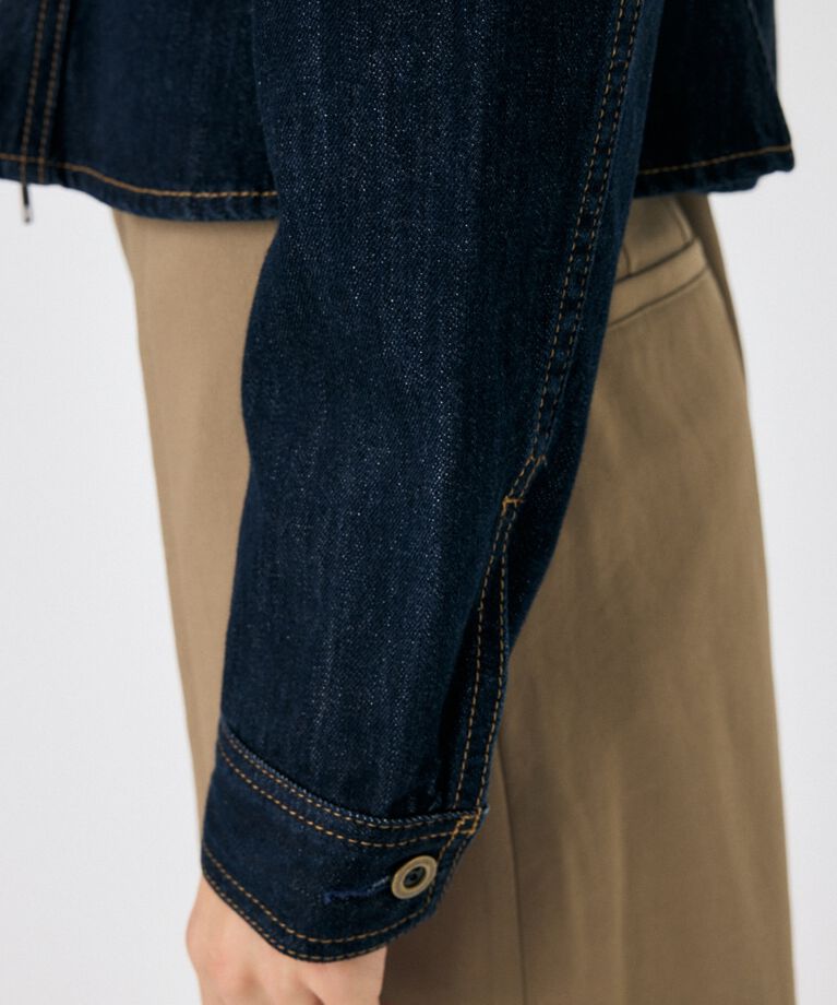 MOUSSY「WAIST TUCK デニムシャツ」|シャツ・ブラウス|