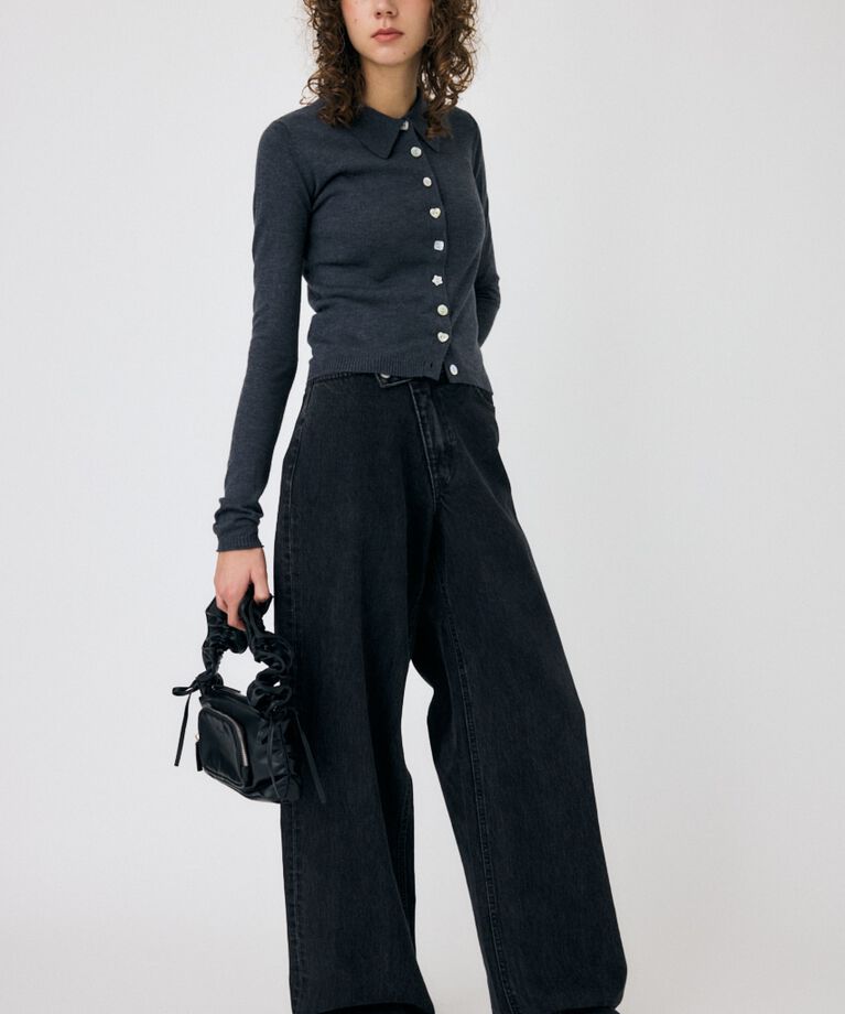 MOUSSY「RANDOM BUTTON カーディガン」|ニット・セーター|