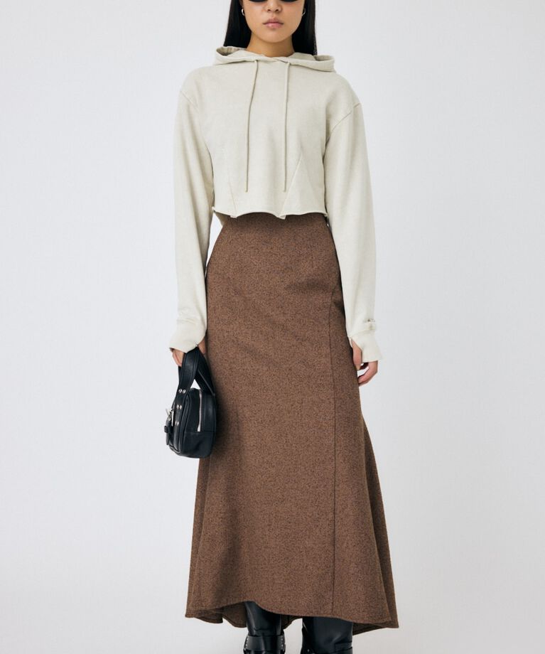MOUSSY「GARMENT DYE CUT OFF フーディ」|パーカー|