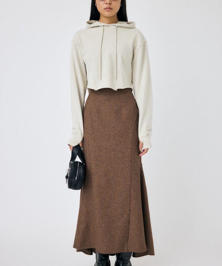 MOUSSY「GARMENT DYE CUT OFF フーディ」|パーカー|