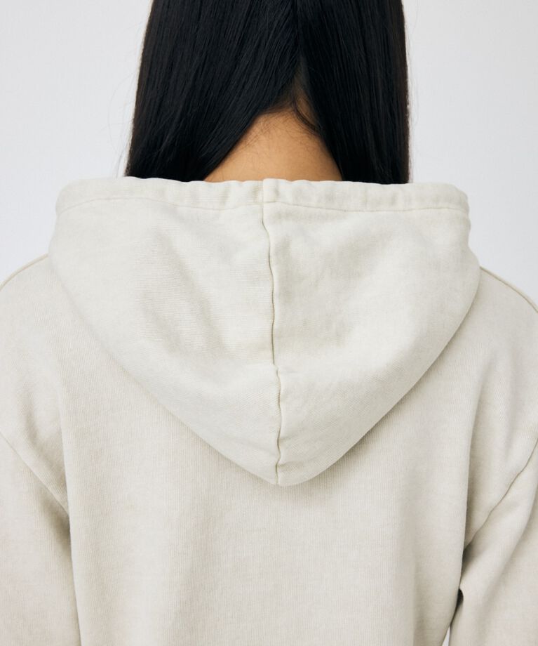 MOUSSY「GARMENT DYE CUT OFF フーディ」|パーカー|