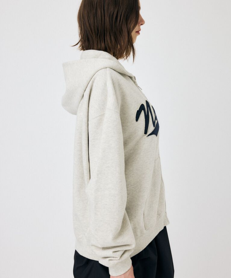 MOUSSY「PATCHED OVERSIZED ジップパーカー」|パーカー|