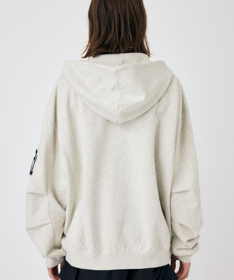 MOUSSY「PATCHED OVERSIZED ジップパーカー」|パーカー|