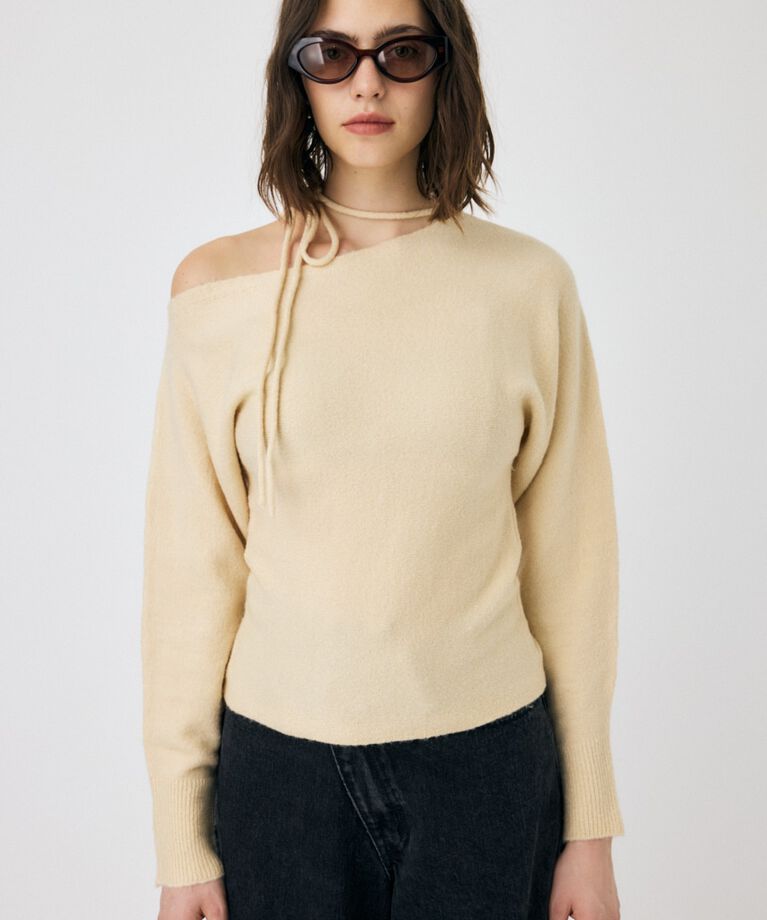 MOUSSY「ONE SHOULDER セーター」|ニット・セーター|
