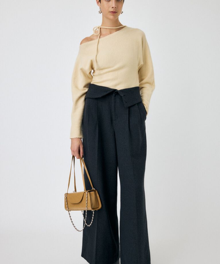 MOUSSY「ONE SHOULDER セーター」|ニット・セーター|
