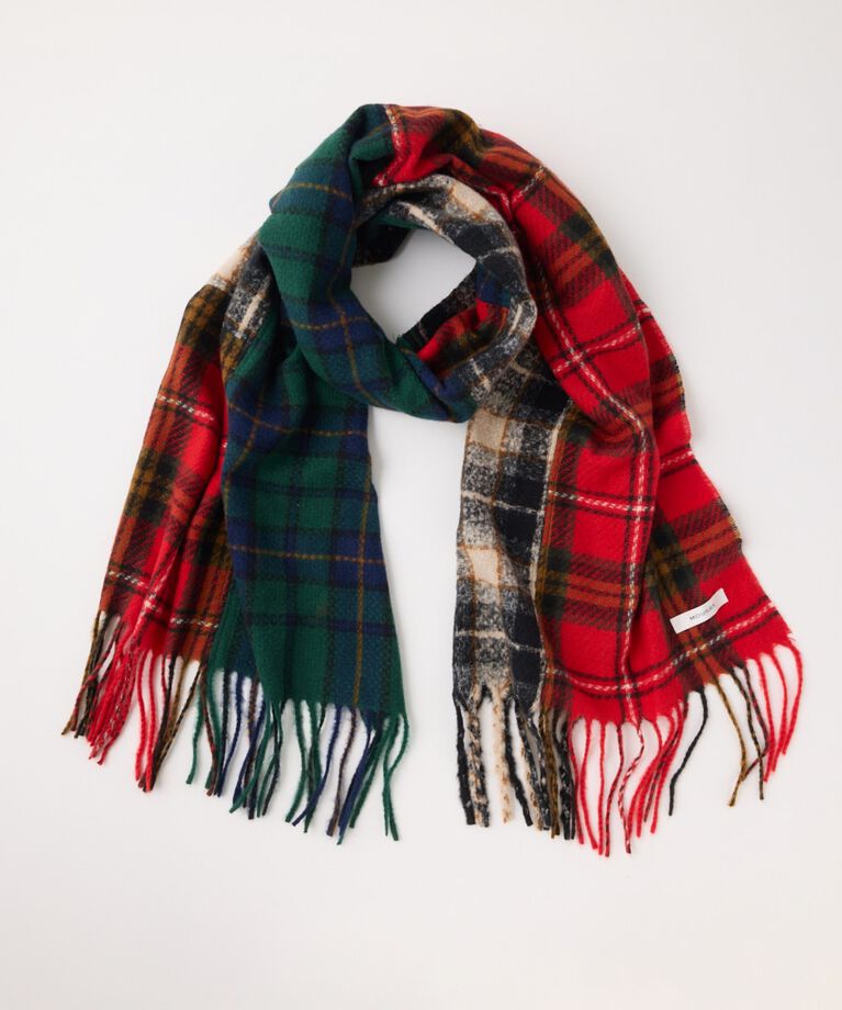 MOUSSY「PLAID PATCHWORK スカーフ」|その他|
