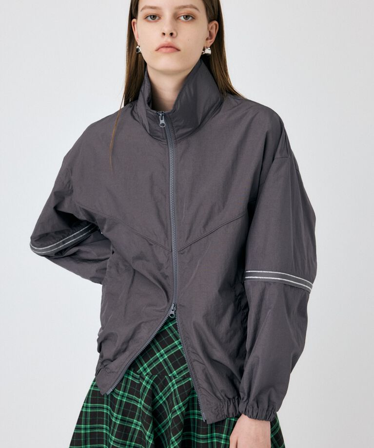 MOUSSY「DETACHABLE ラインジャケット」|シャツ・ブラウス|GRY