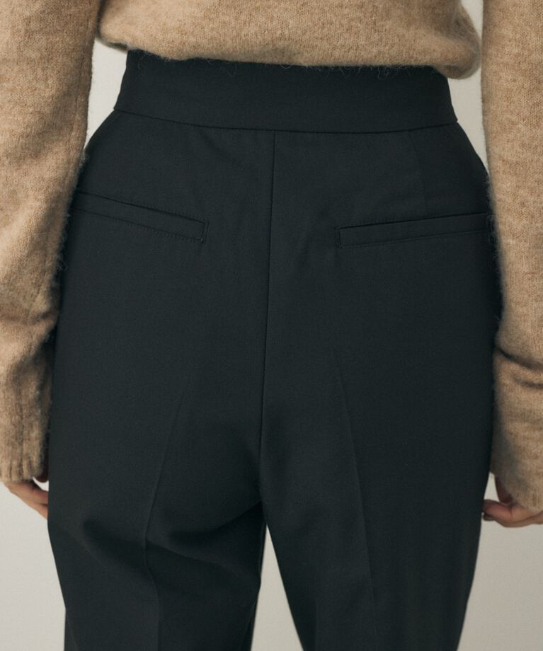 MOUSSY「ワイドパンツ　リサイクルポリエステル×レーヨン混」|その他|