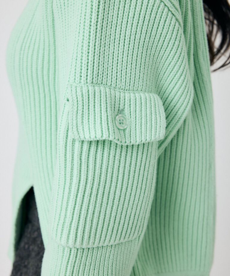 MOUSSY「SLIT ハイネックセーター」|ニット・セーター|