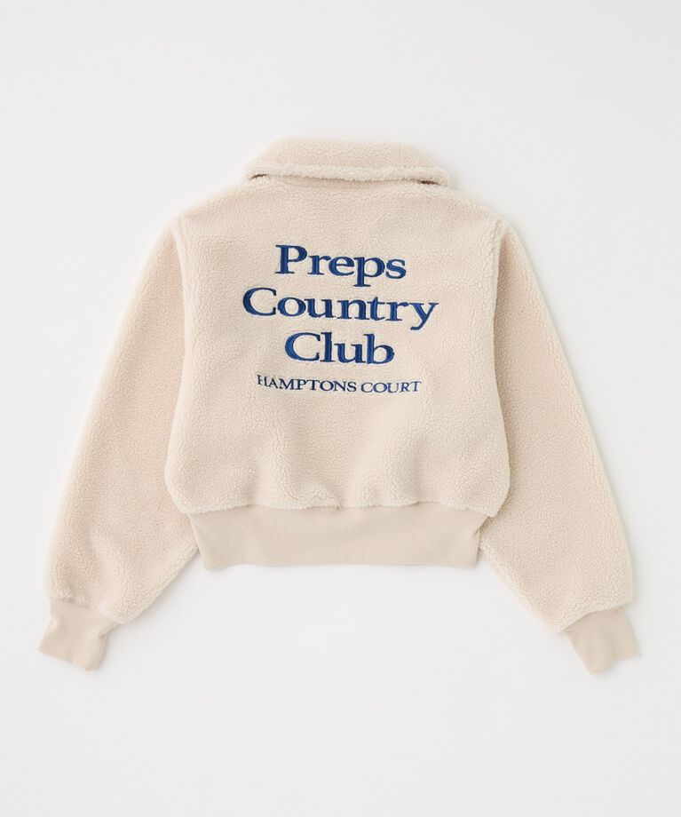 MOUSSY「HALF ZIP BOA プルオーバー」|パーカー|