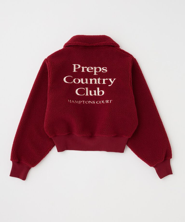 MOUSSY「HALF ZIP BOA プルオーバー」|パーカー|