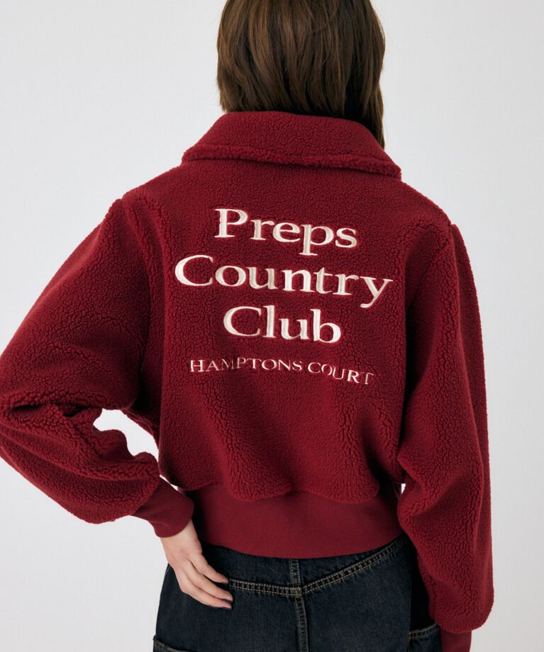 MOUSSY「HALF ZIP BOA プルオーバー」|パーカー|