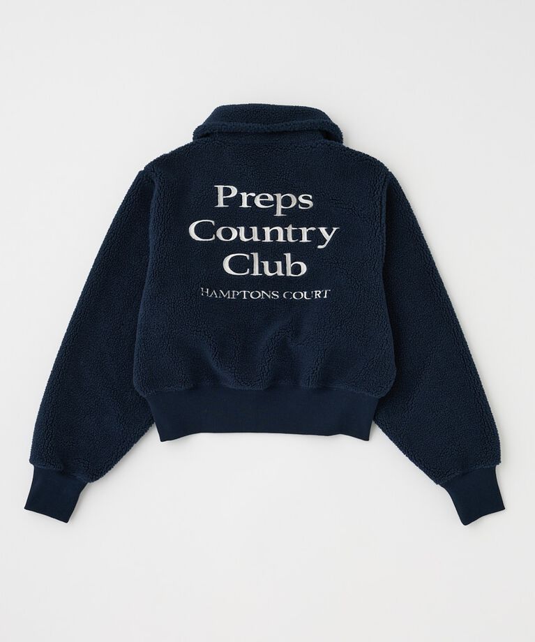 MOUSSY「HALF ZIP BOA プルオーバー」|パーカー|