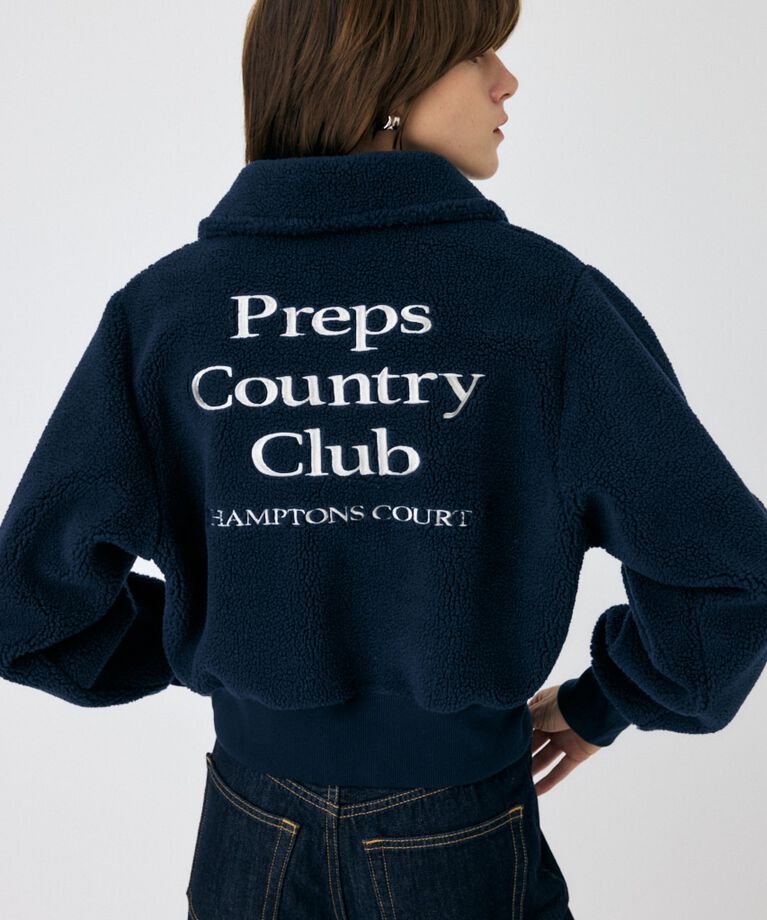MOUSSY「HALF ZIP BOA プルオーバー」|パーカー|
