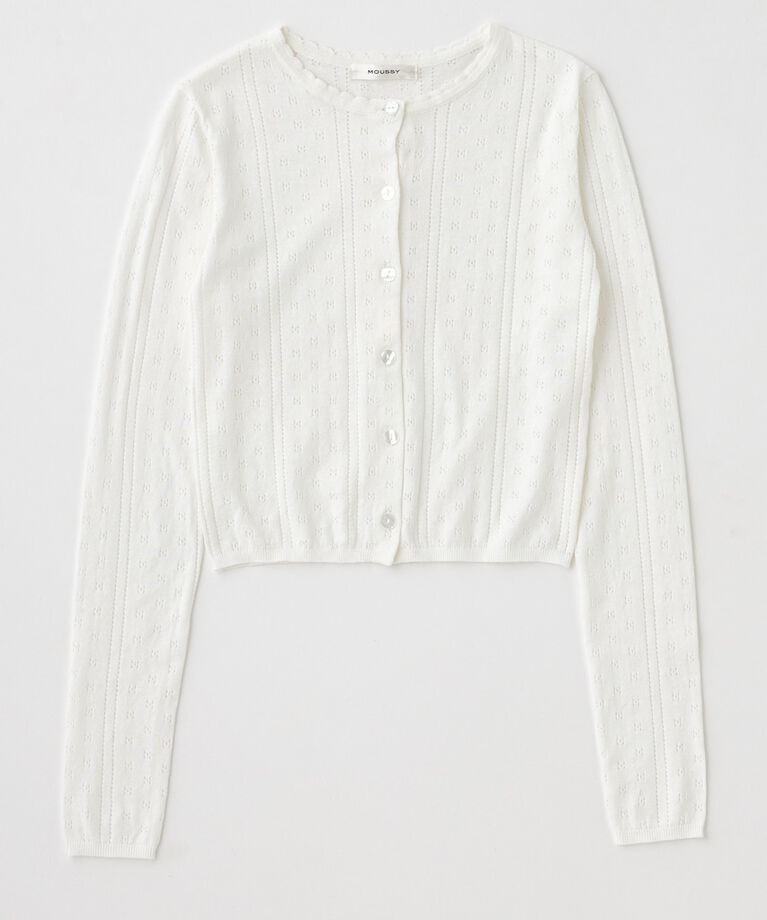 MOUSSY「PICOT EYELET ニットアンサンブル」|ニット・セーター|