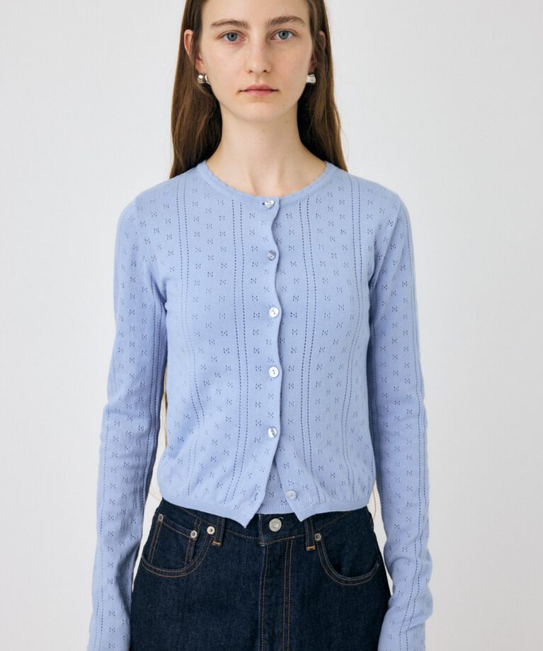 MOUSSY「PICOT EYELET ニットアンサンブル」|ニット・セーター|